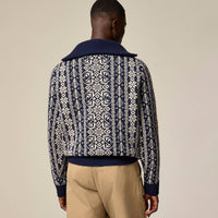 J.Crew - Fair Isle Lambswool Half-zip Sweater