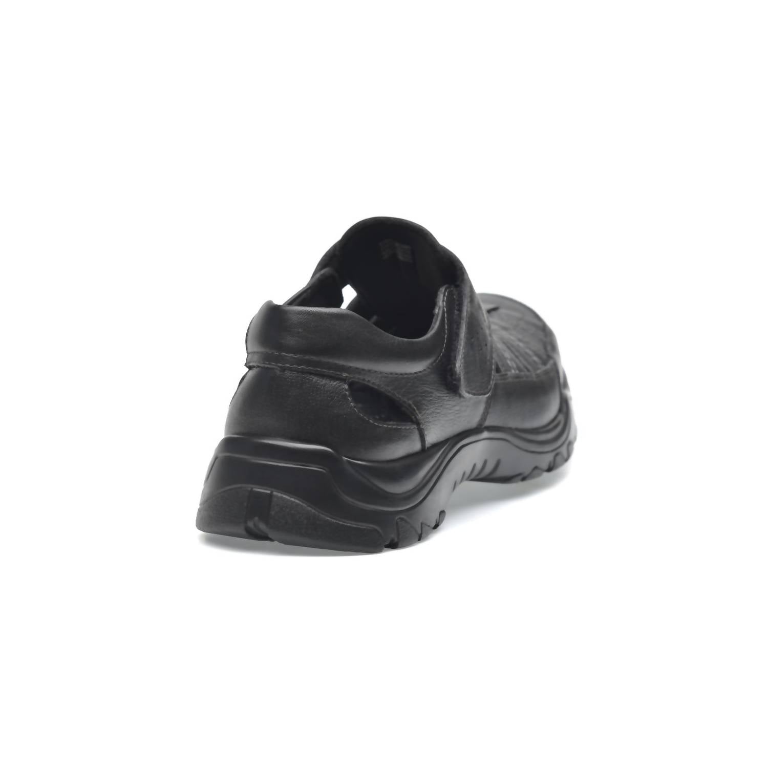 Closed Toe Leather Sandals