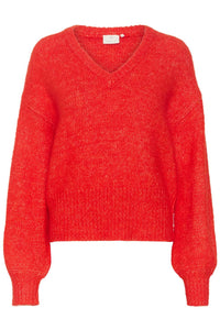 Kaffe - Katrina V-neck Casual Fit Pullover Sweater
