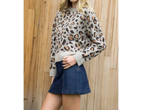 Thml - Leopard Print Knit Sweater