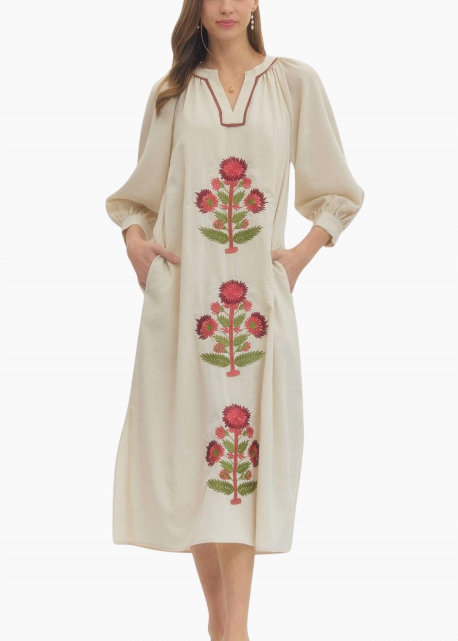 Entro - Katy Blockprint Dress