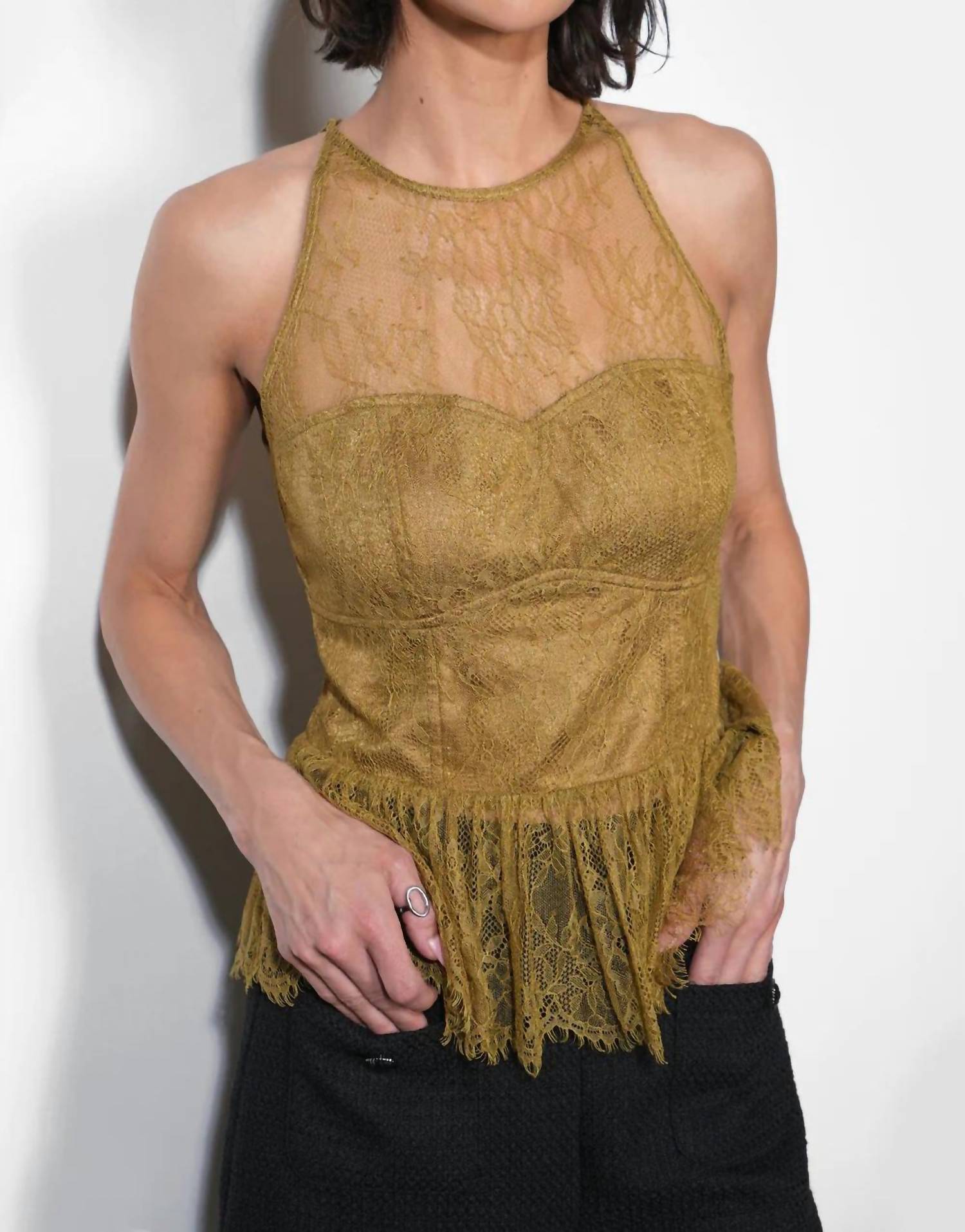 Greylin - Flora Halter Top