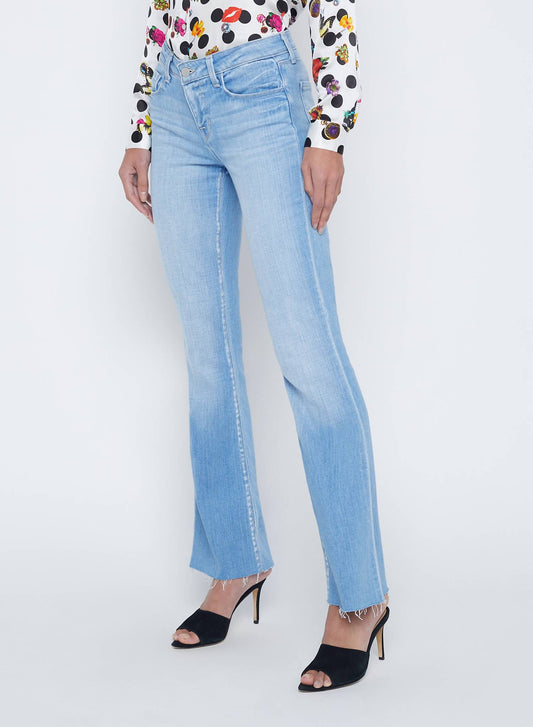 L'Agence - Sneeki Low-rise Sneaker Straight Jean