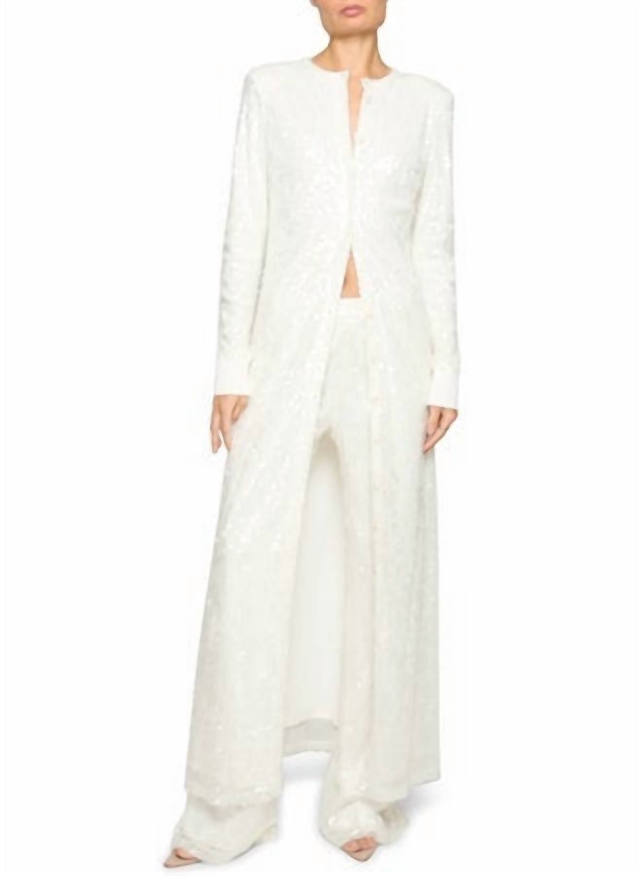 Ramy Brook - Oriana Sequined Convertible Duster