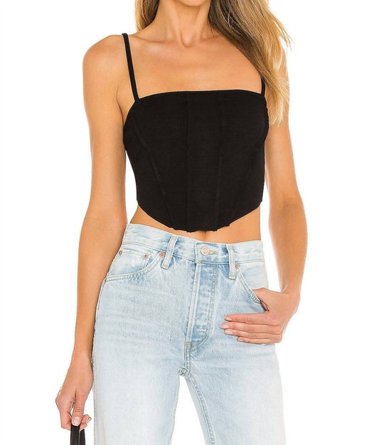 Atoir - Amalfi Raw-cut Hem Crop Top