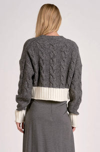 Elan - Logan Color Block Cardigan