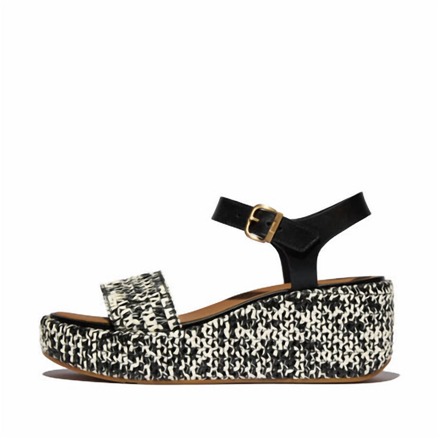 Fitflop - Women's Platforms Woven Wedge Ankle-strap Sandals