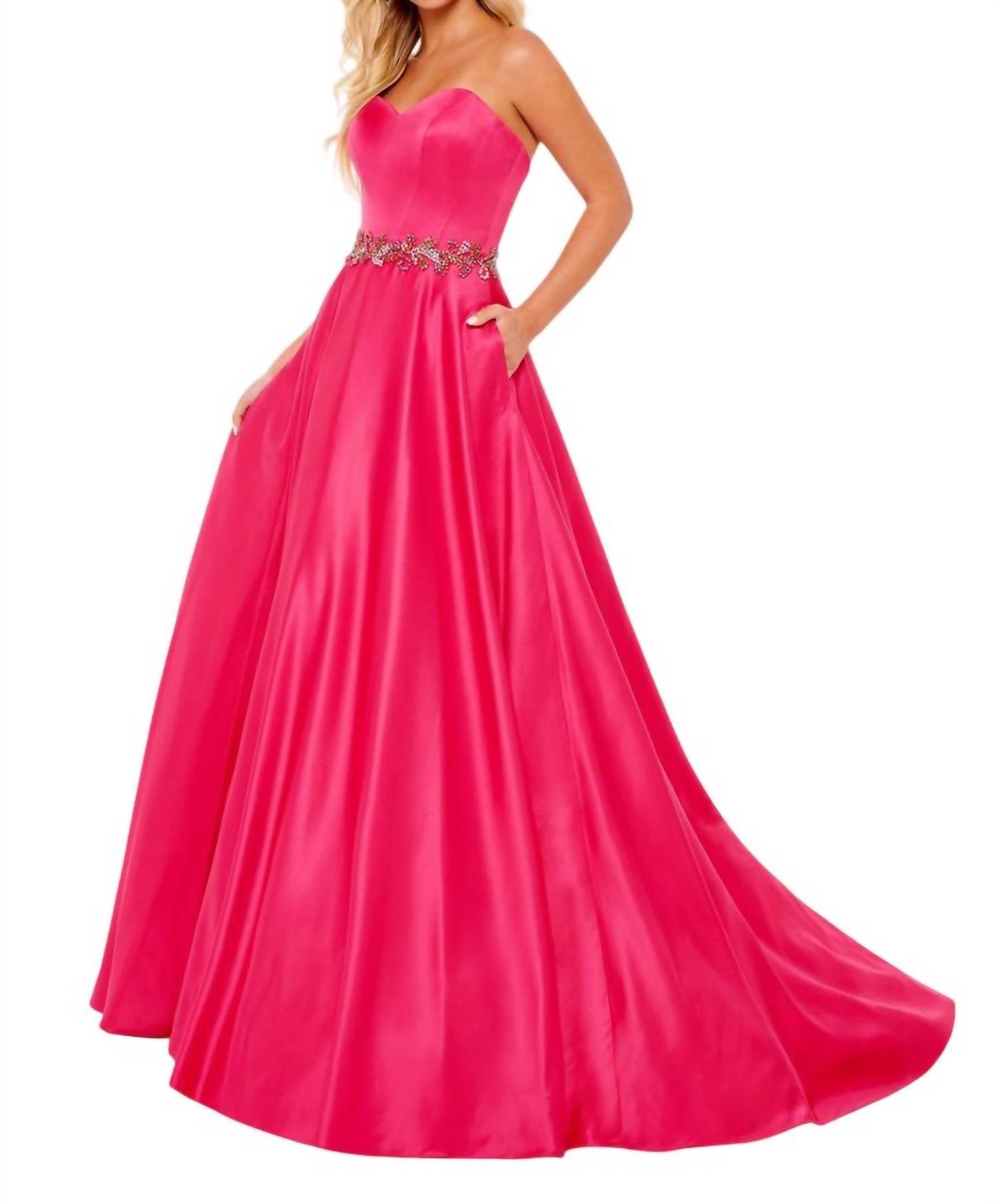 Rachel Allan - Satin Ball Gown