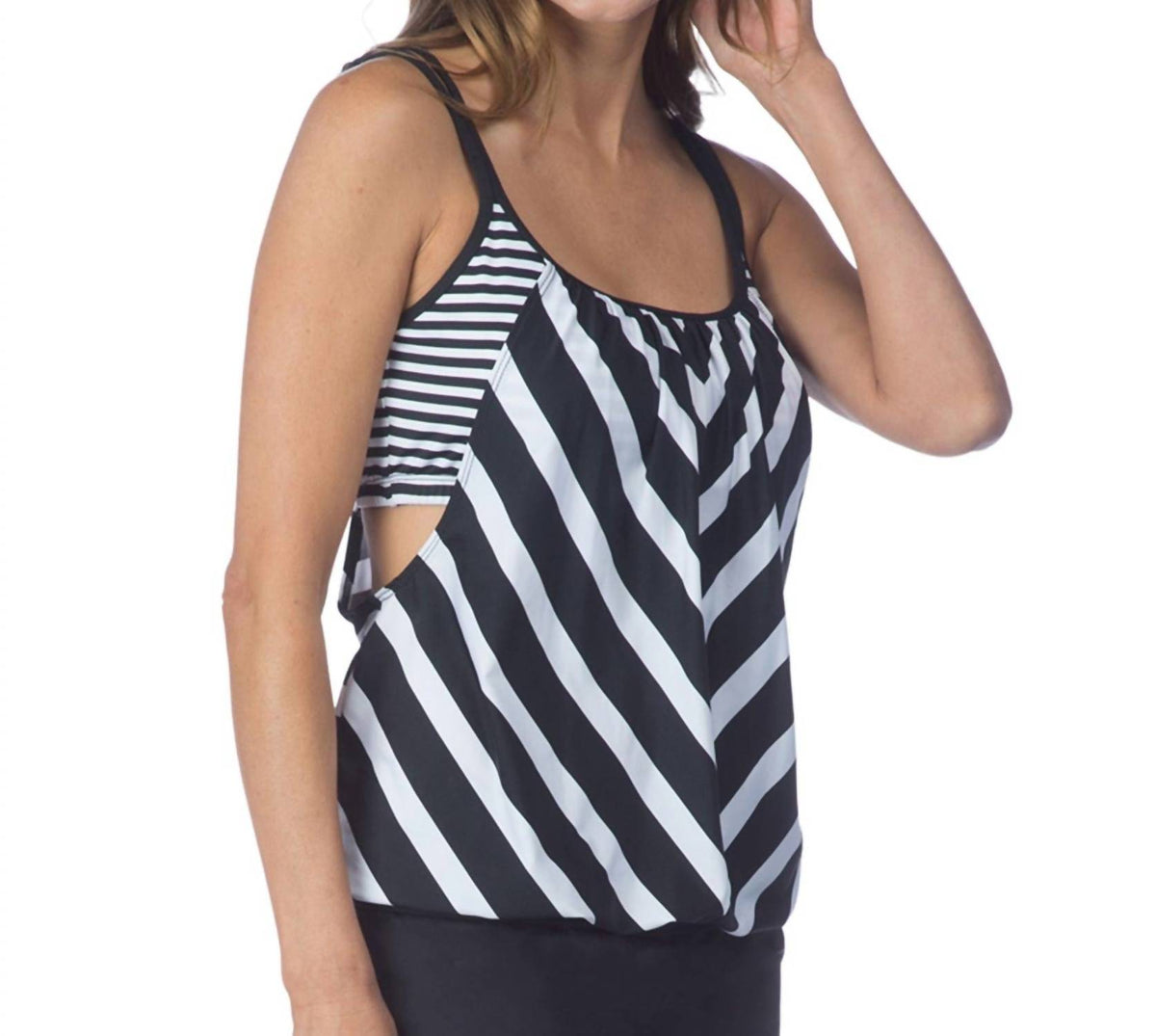 24Th & Ocean - Blouson Tankini Top