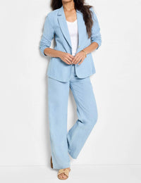 Nic + Zoe - Denim Linen Blazer