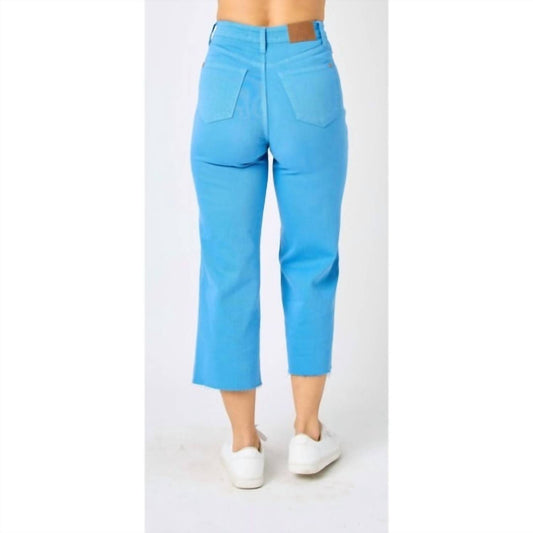 Judy Blue - Garment Dyed Cropped Wide Jean