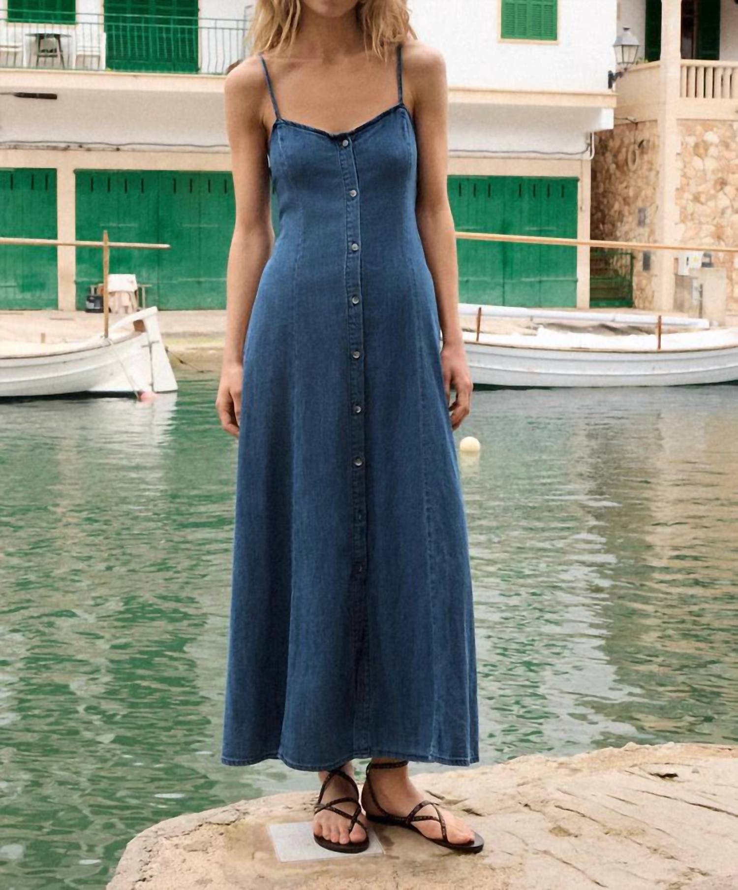 Z Supply - Angel Eyes Denim Midi Dress