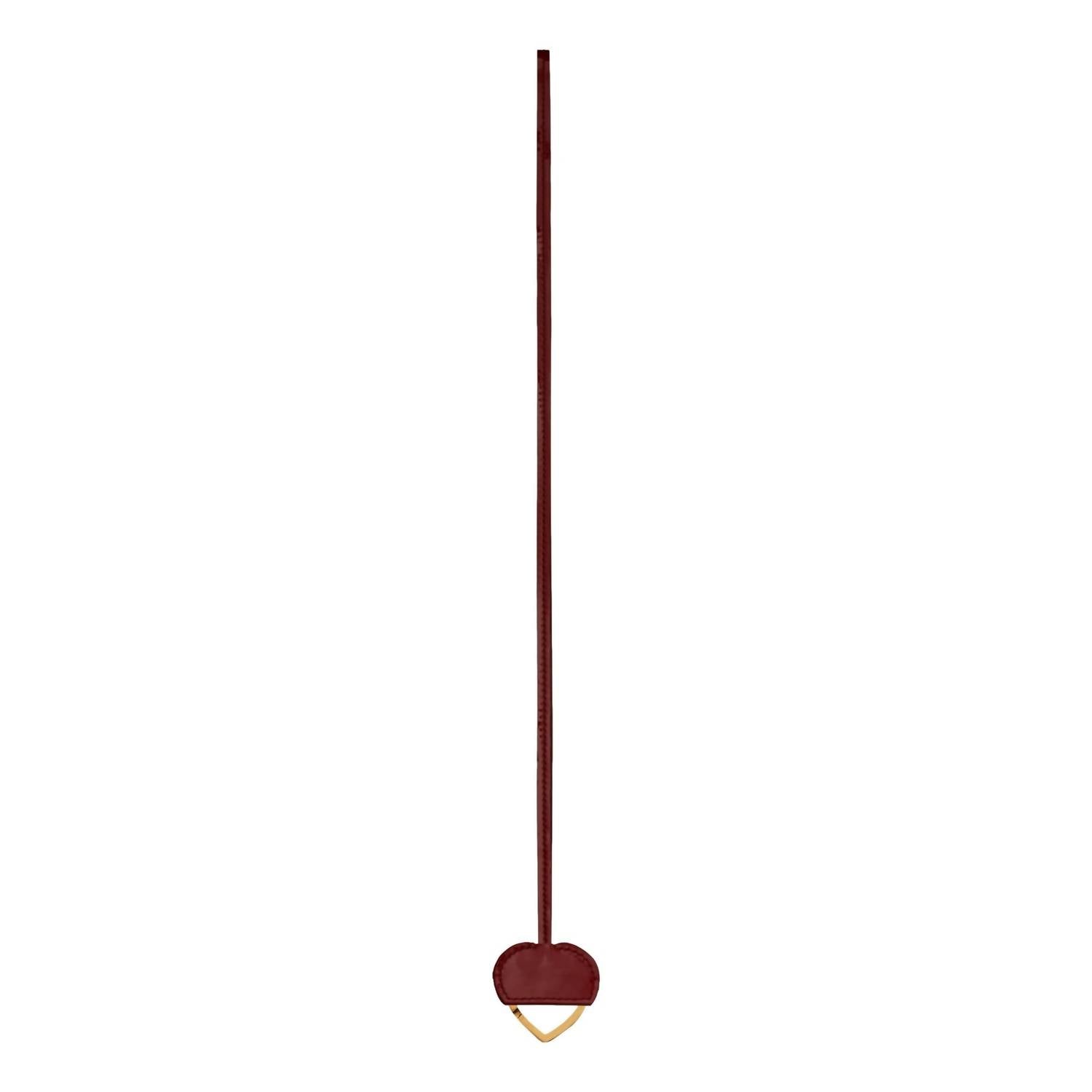 Saint Laurent - Women's Opyum Patent Leather Heart Keyring Necklace
