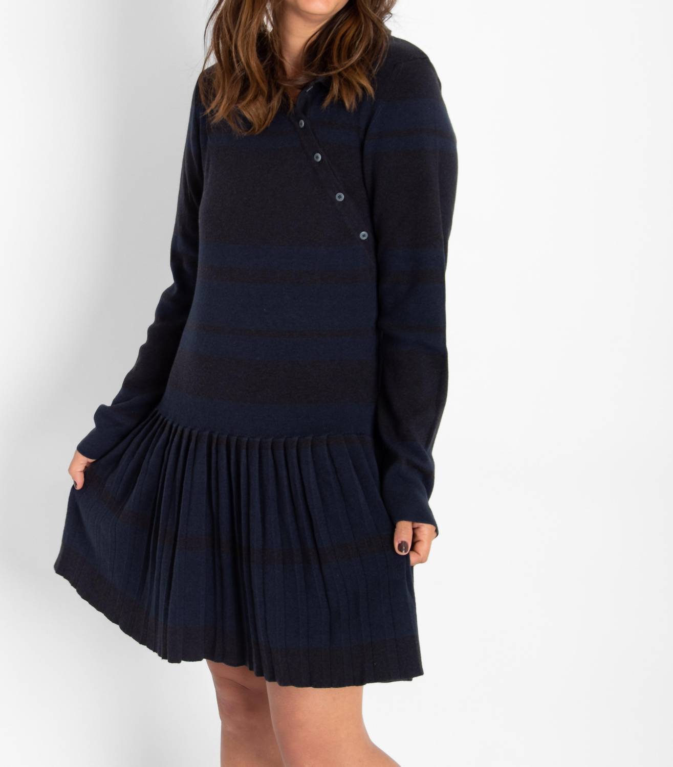Thinking Mu - Tashi Knitted Dress