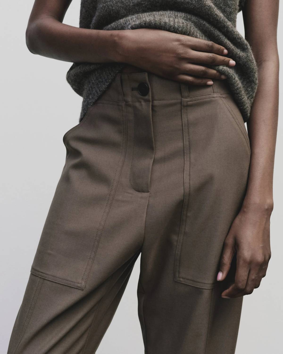 Mijeong Park - Wool Blend Workwear Pants