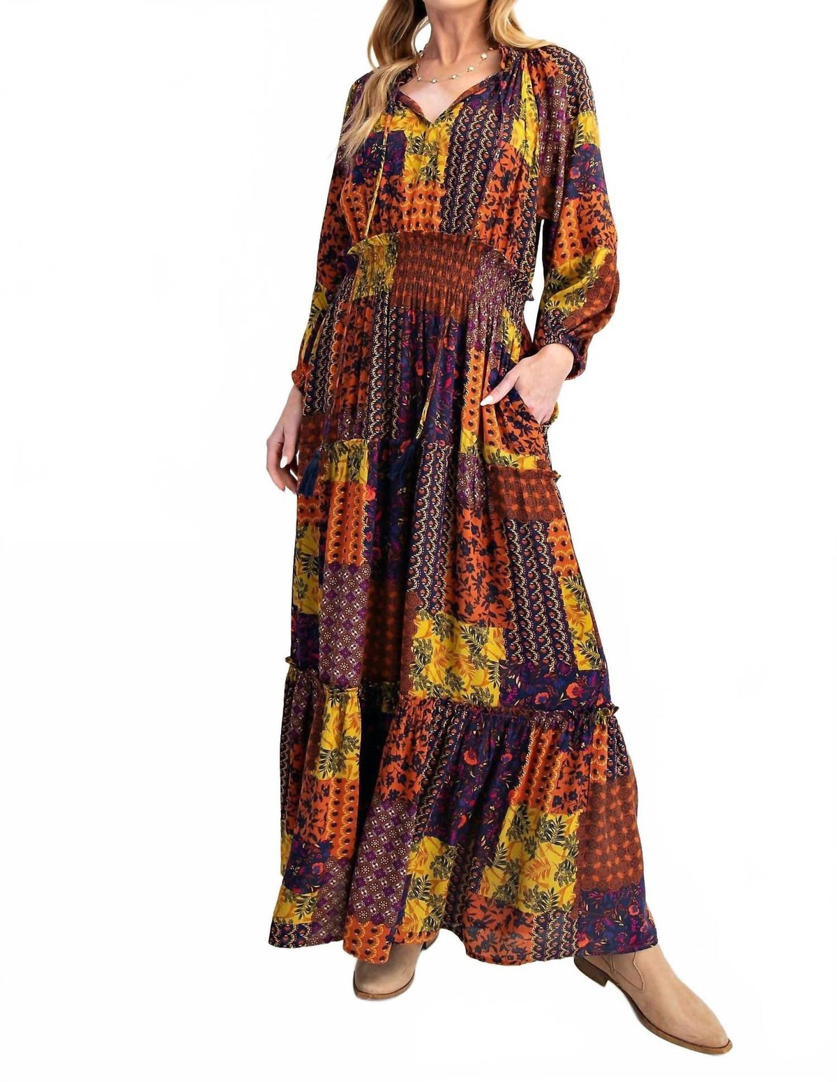 Easel - Evelyn Maxi Dress