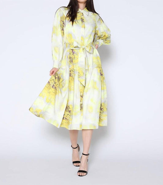 Gracia - Floral Print Midi Dress