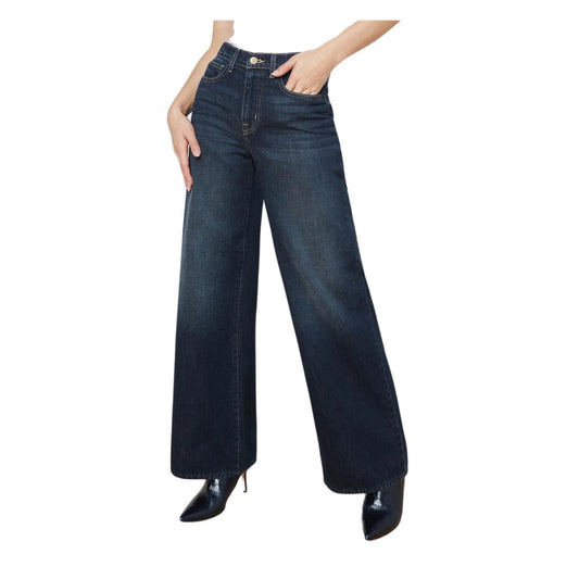 L'Agence - Alicent High-rise Wide-leg Jeans