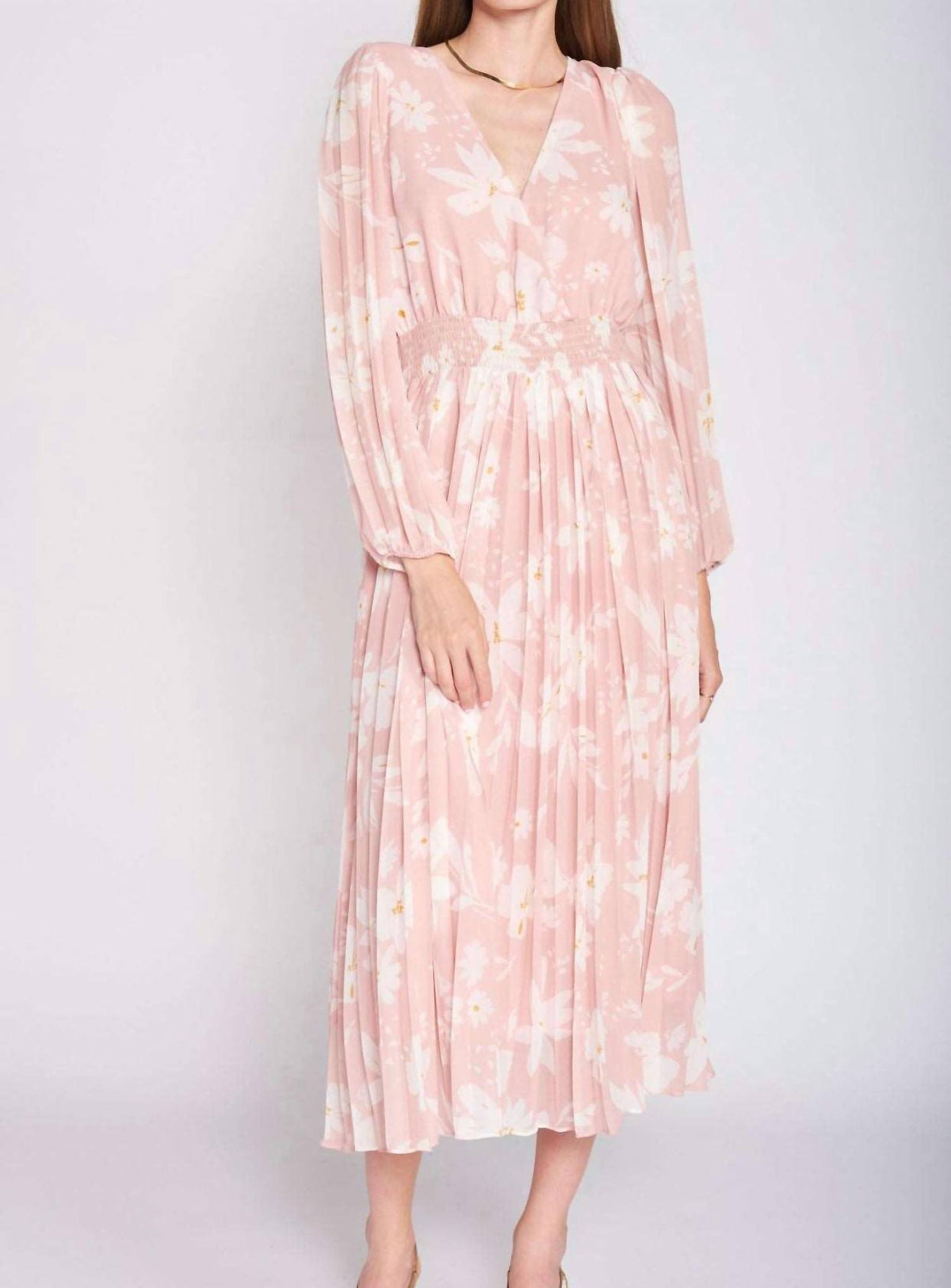 En Saison - Gabby Pleated Floral Dress