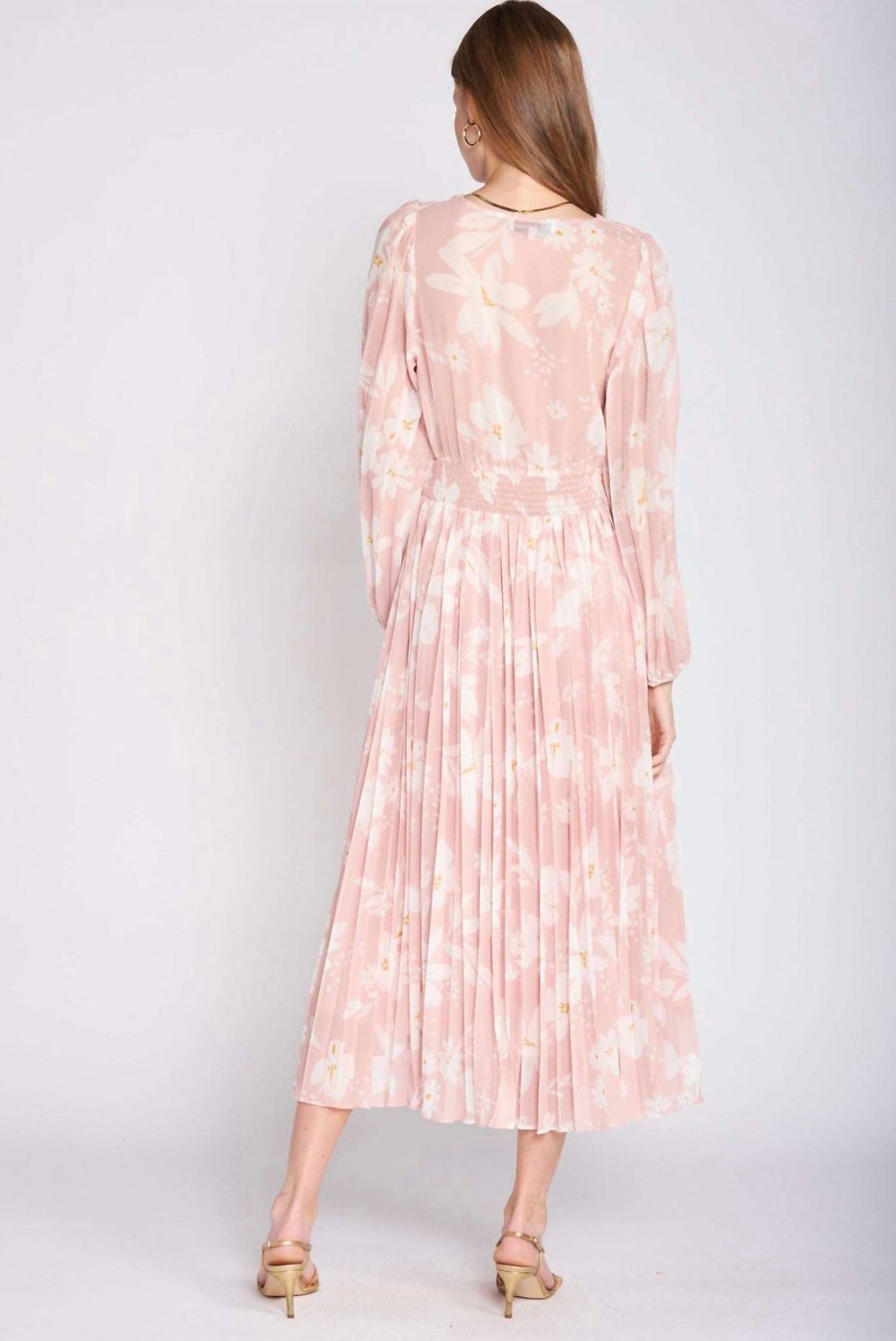 En Saison - Gabby Pleated Floral Dress