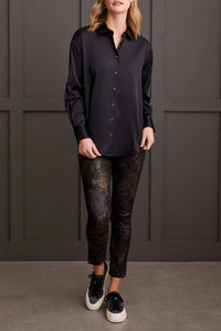 Tribal - Satin Drop Shoulder Shirt