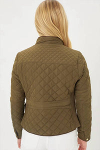 Love Tree - Ultra Lightweight Quilted Padded Zip Up Jacket