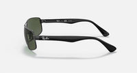 Ray Ban - Men's Full Rim Rectangular Polarized Sunglasses 3445 - 002 - 58