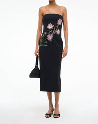 Staud - Brooke Strapless Midi Dress