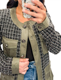 Lalavon - Fall Into Me Tweed Jacket