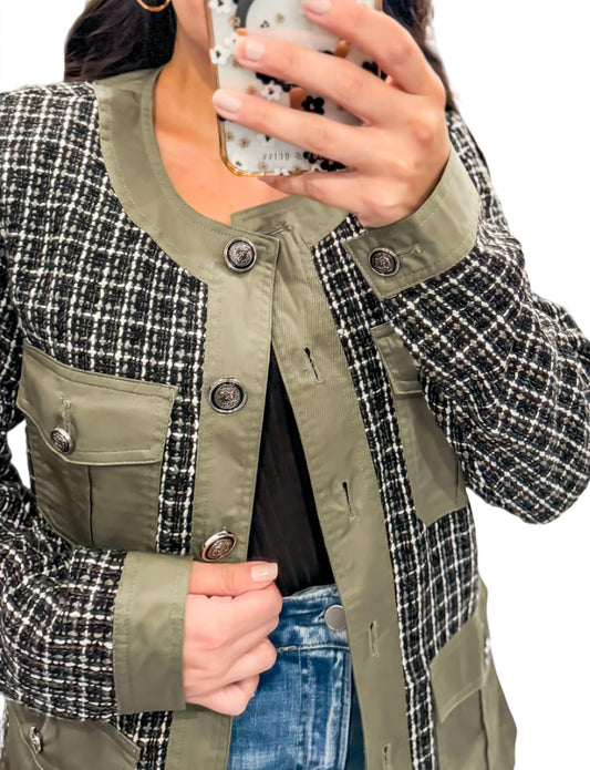 Lalavon - Fall Into Me Tweed Jacket