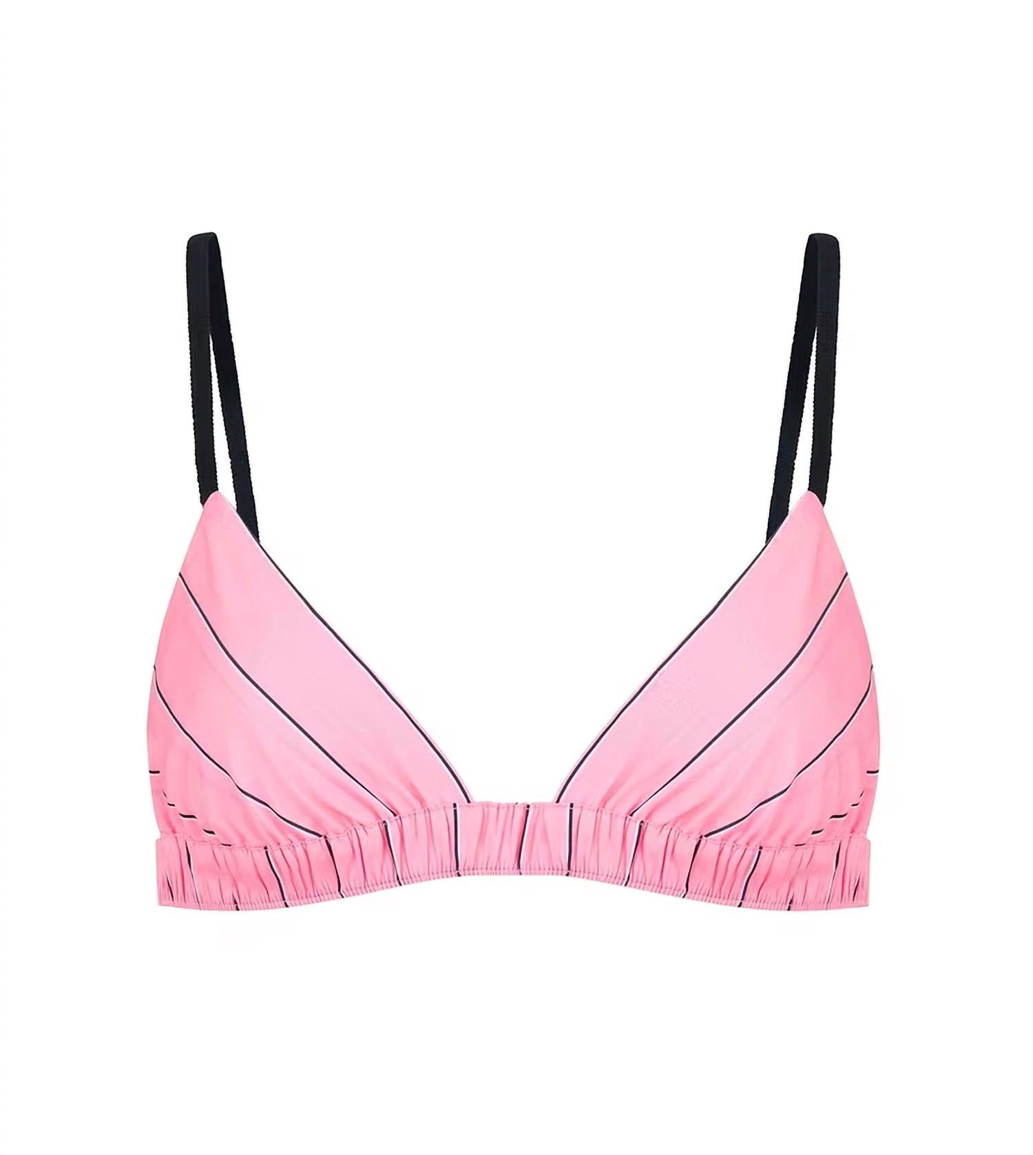 Cissa - Women's Breakers Stripe Triangle Bralette