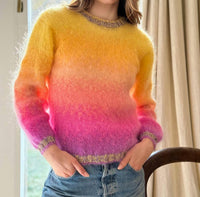Rose Carmine - O Tie & Dye Sweater