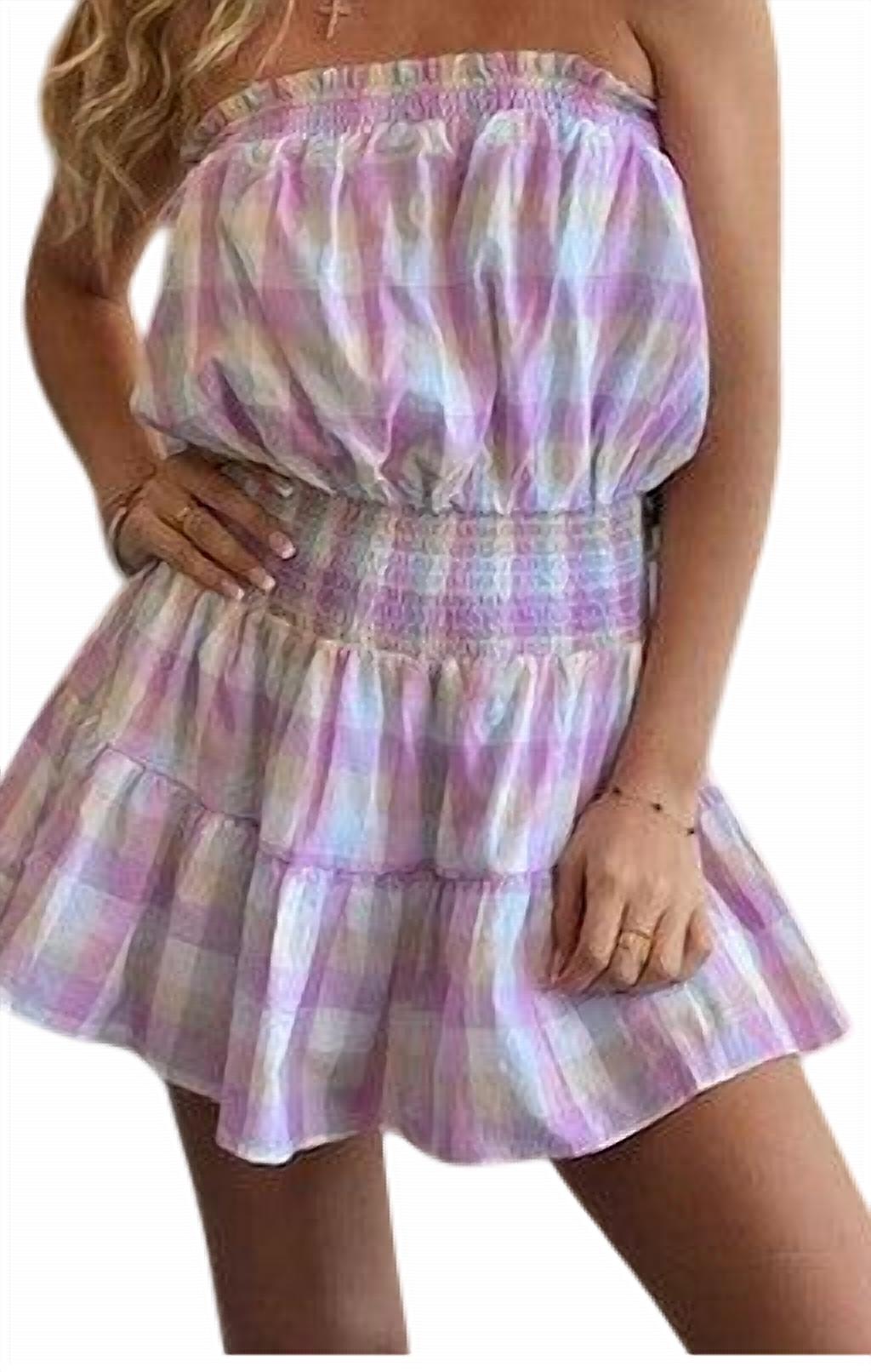 Day + Moon - Check Romper