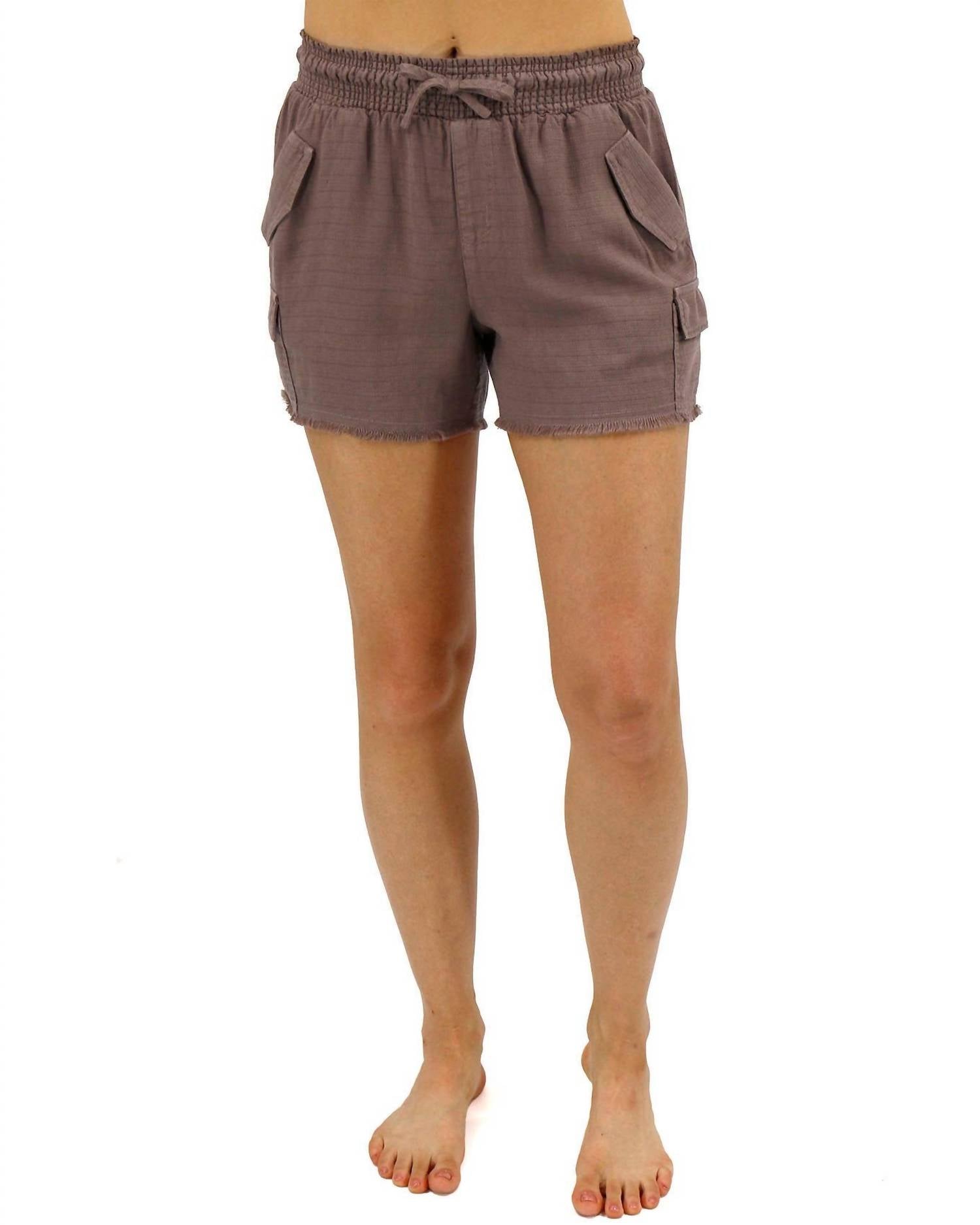 Grace And Lace - Tencel Lyocell Cargo Soft Shorts