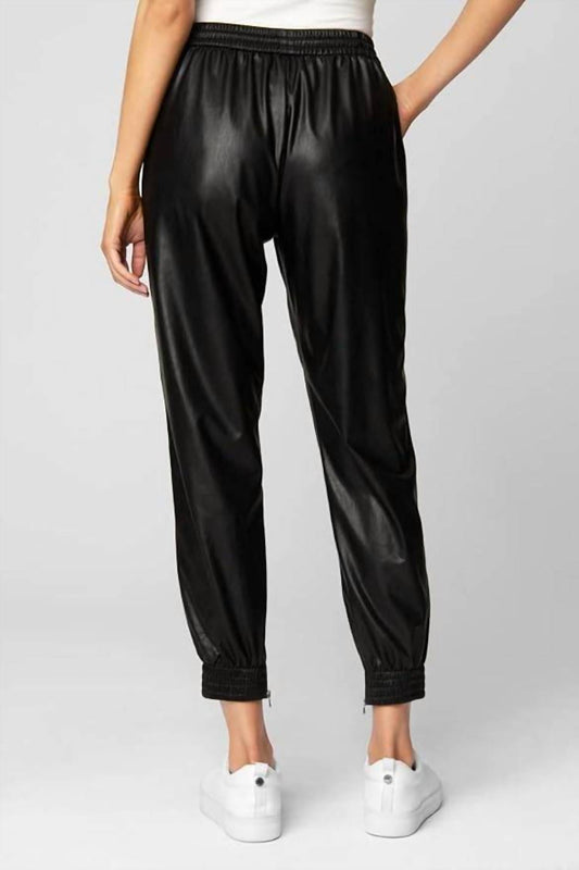 Blanknyc - faux leather jogger