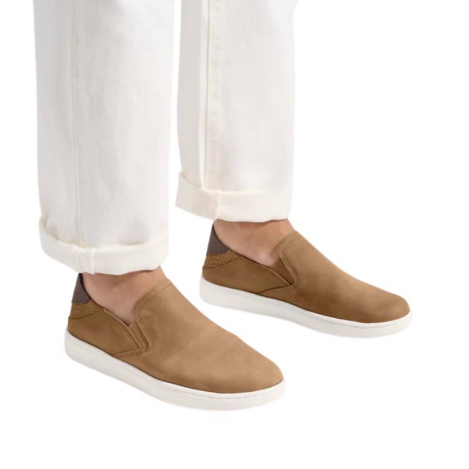 Olukai - Women's Pehuea Leather Slip On Sneakers