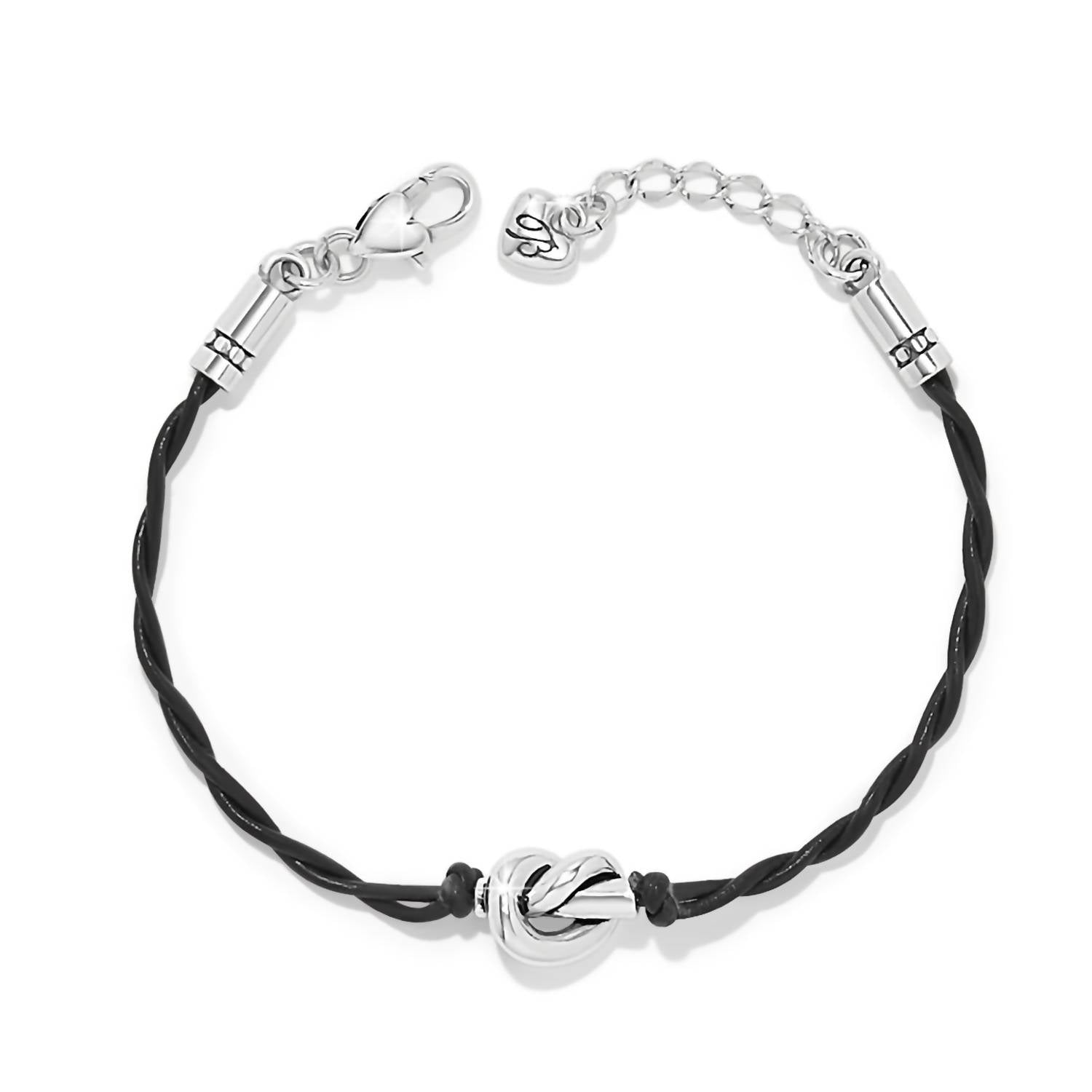 Brighton - Women's Interlok Single Knot Leather Bracelet