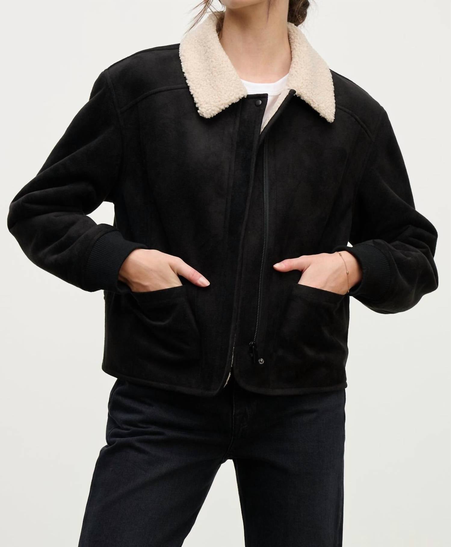 Velvet By Graham & Spencer - Juno Sherpa Zip Jacket