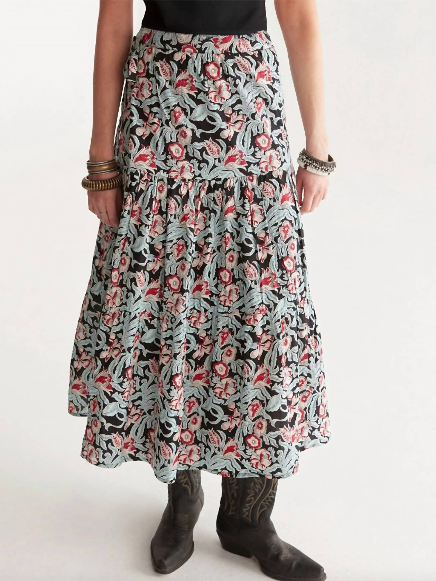 Maison Hotel - Nerea Floral Wrap skirt