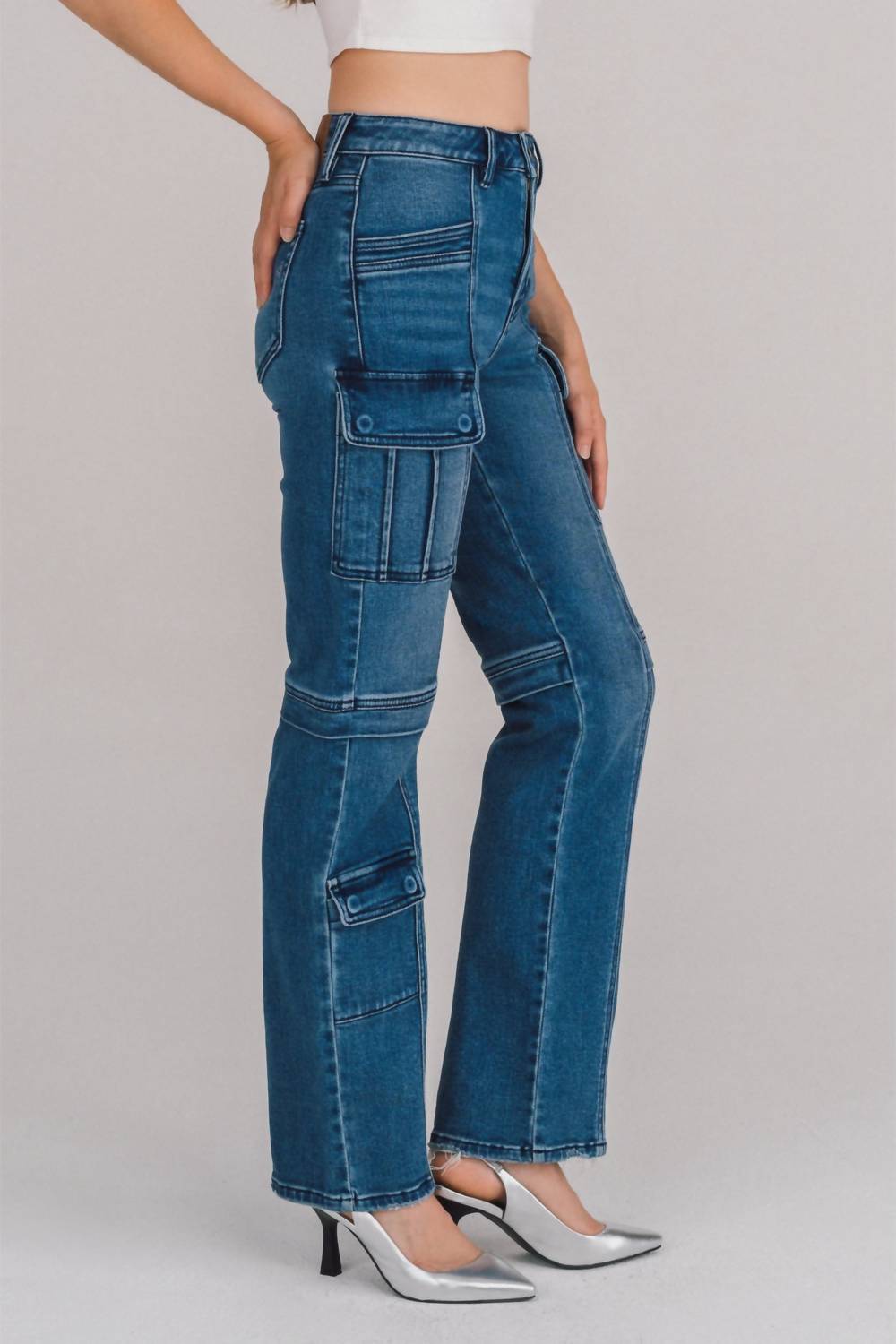 Hidden - Straight Leg Cargo Pants