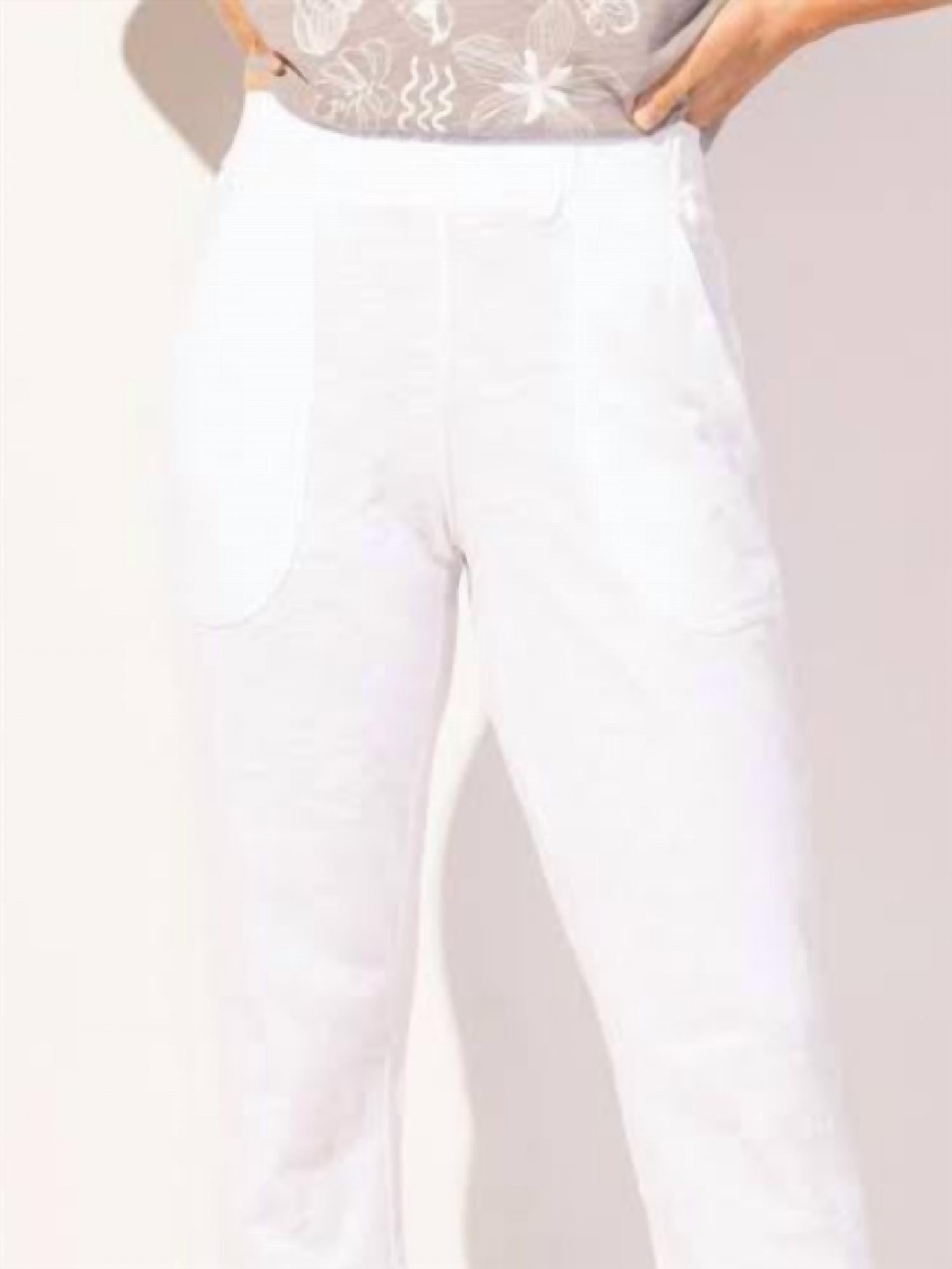 Escape - Textured Peruvian Cotton On The Go Capri