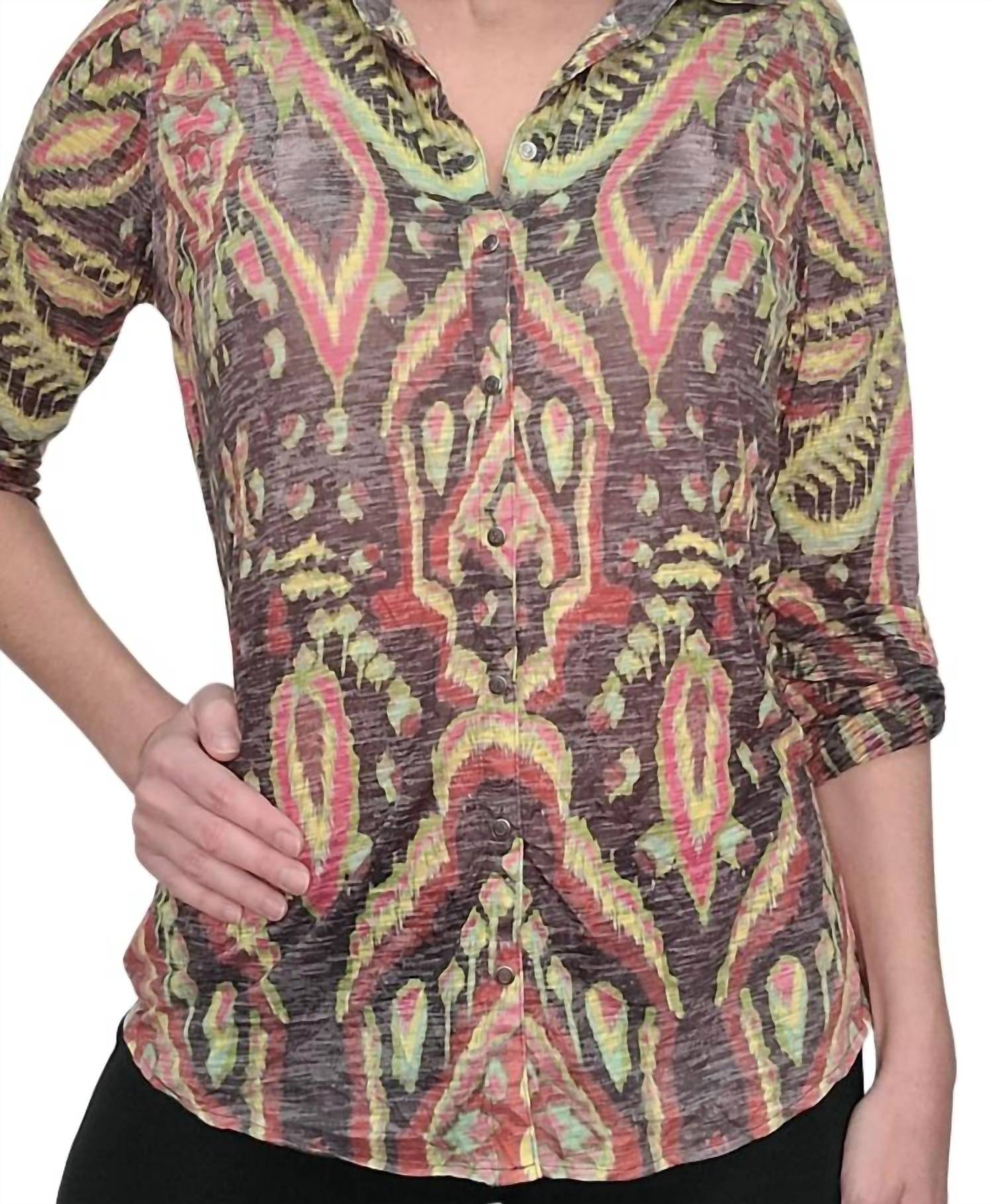 David Cline - Crushed Aztec Snap Shirt