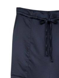 Gallego Desportes Women's Tie Front Pants in navy - women's pants - detail view