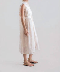Psophia - Ethereal Botanical Tencel Shirt-Inspired Dress