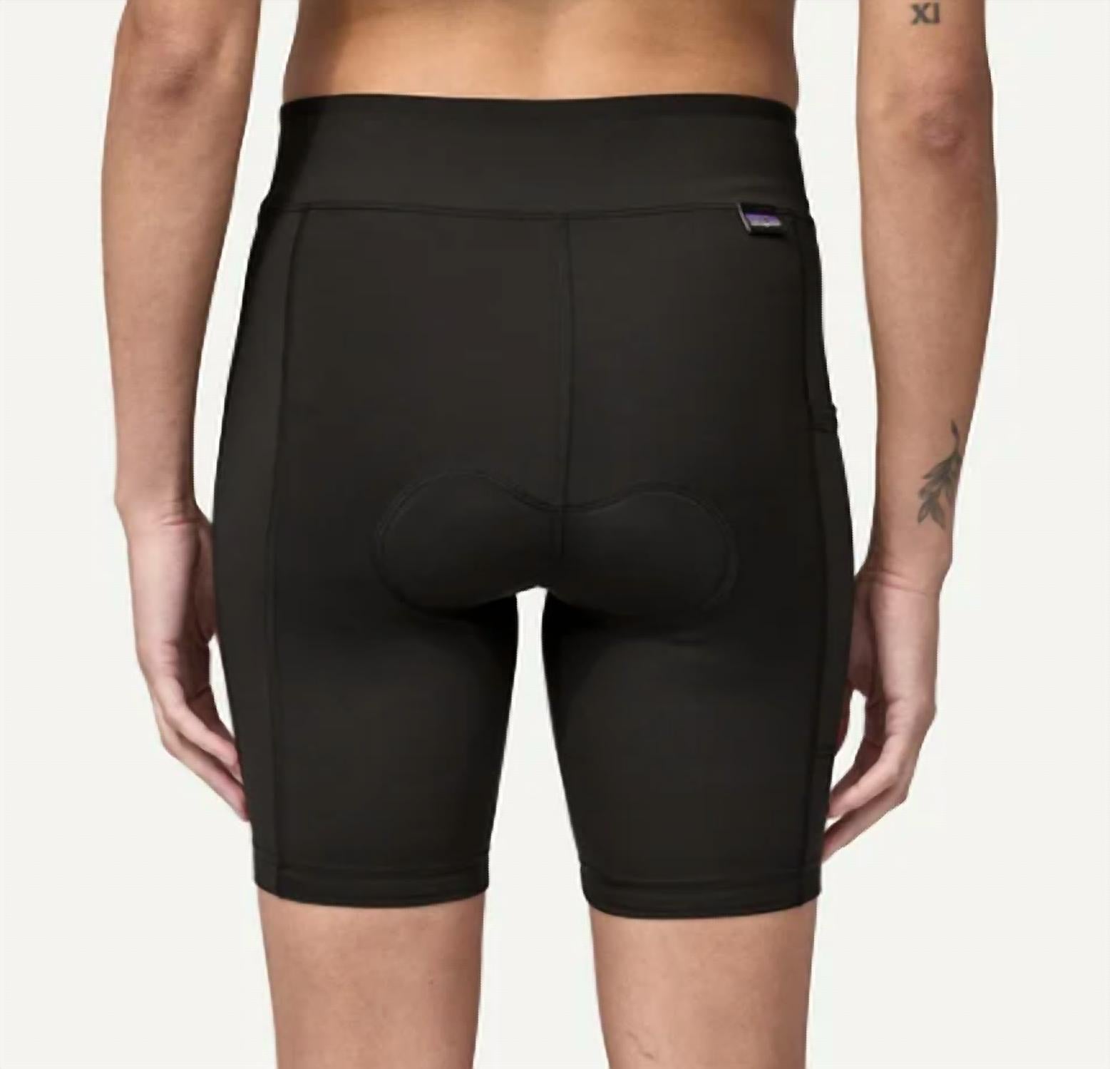 Patagonia Womens Nether Bike Shorts in black - women's shorts - alternate view