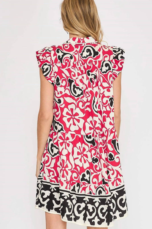 Umgee - Floral Tiered Dress