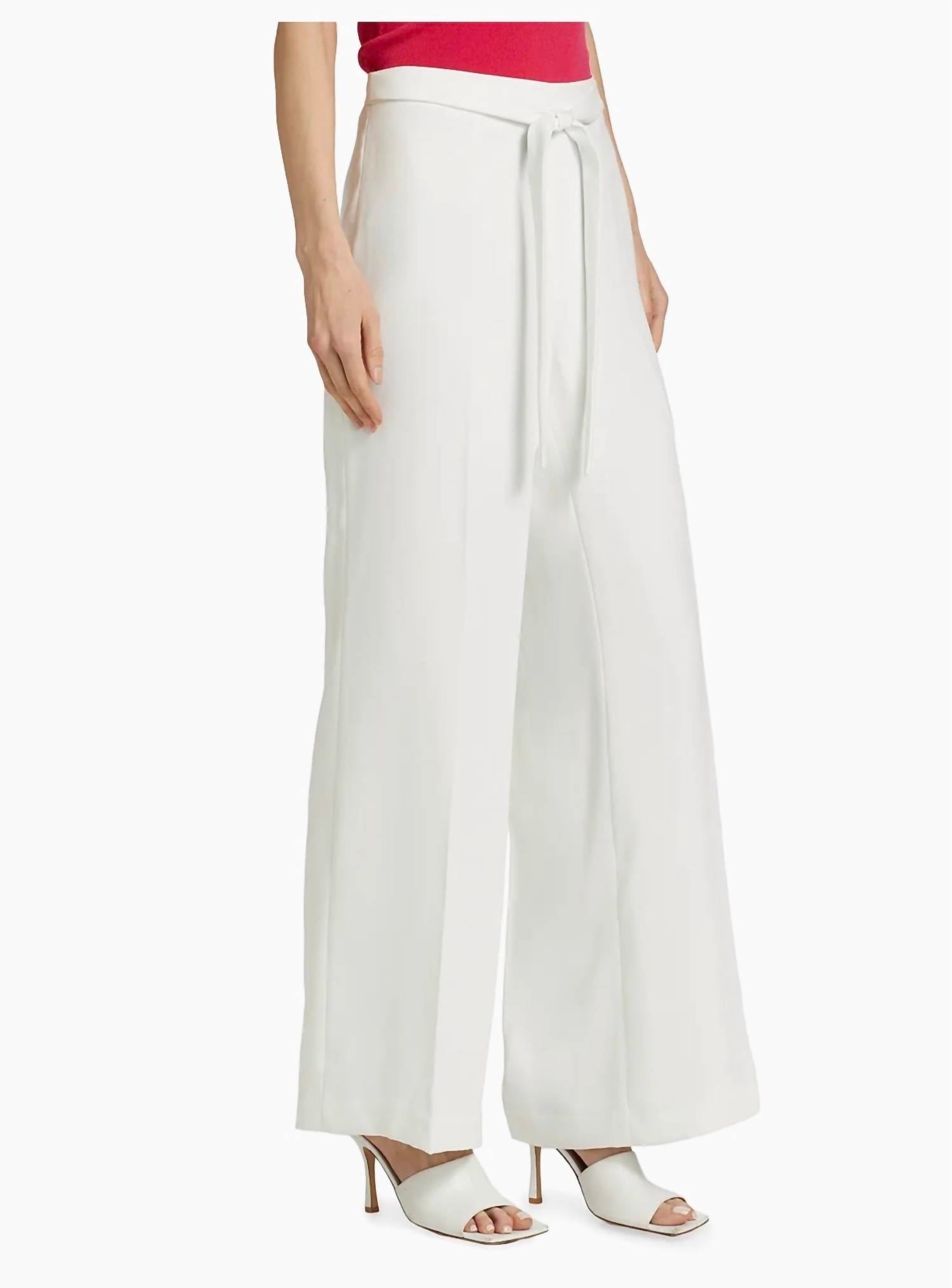 Elie Tahari - Brianne Tie Belt Pants