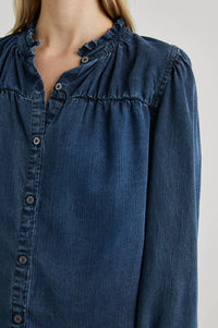 Rails - Camille Long Sleeve Denim Shirt - Plus
