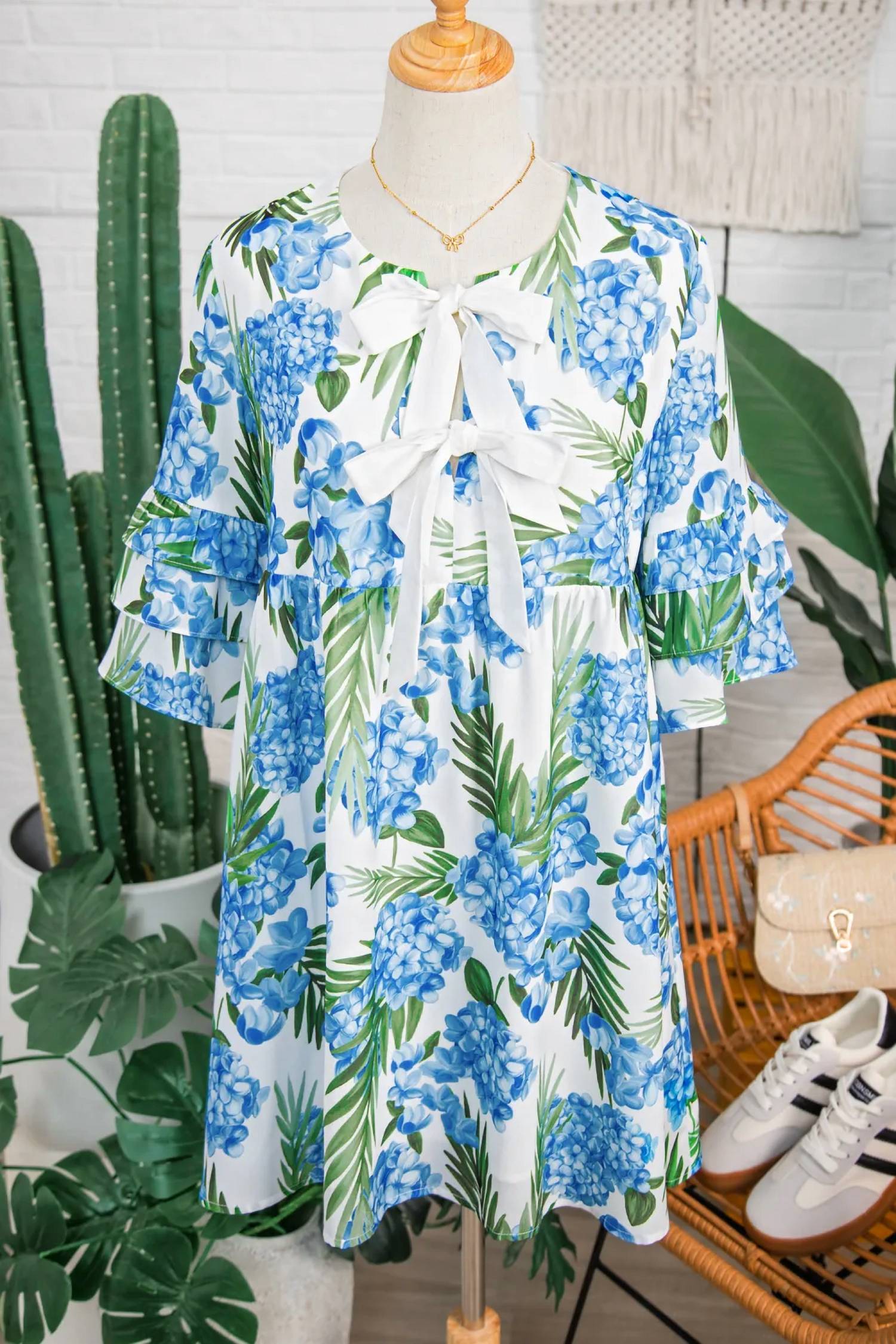 Unishe - Hydrangea Mini Dress