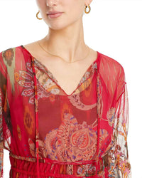 Johnny Was - Feather Lark Mesh Blouse